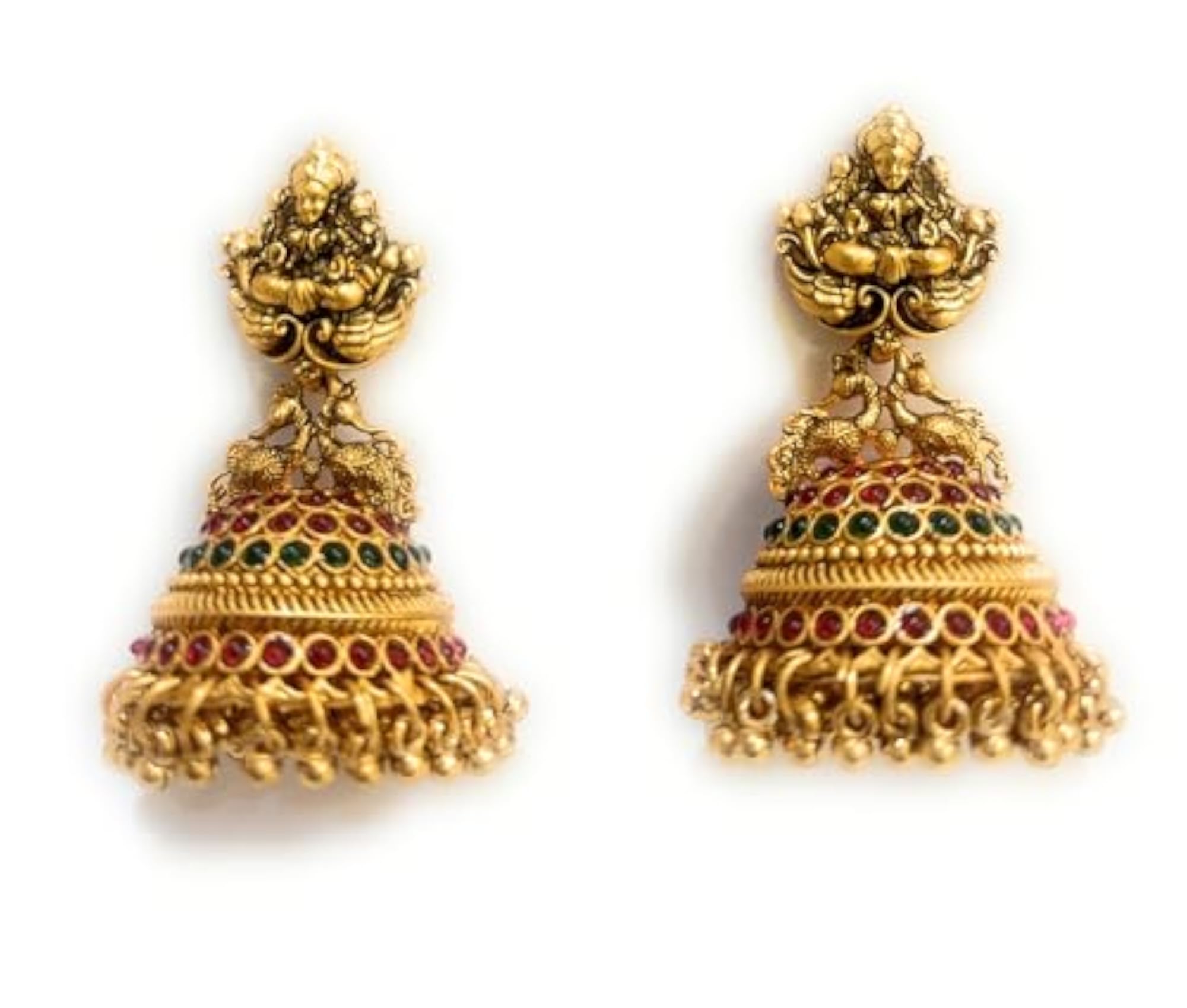 Women's Peacock Pearl Based Beautiful Pearl Stud Earrings